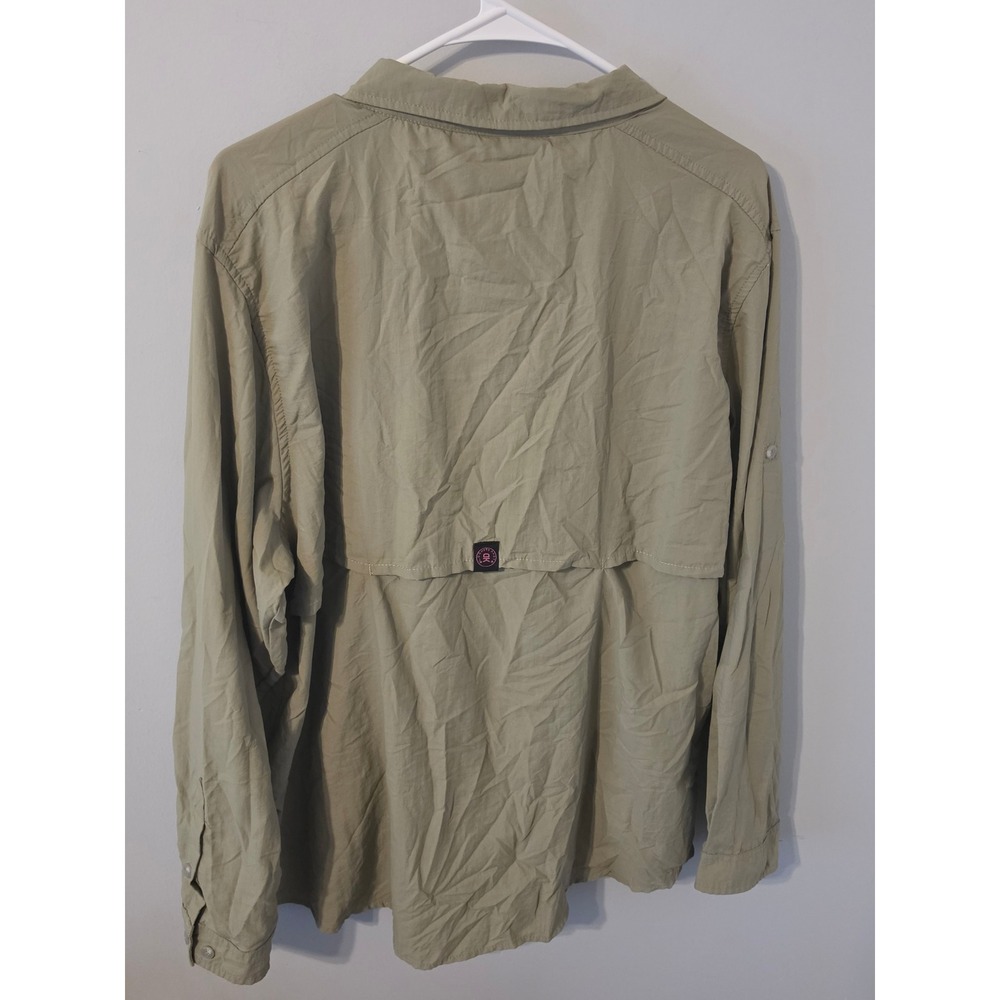Little Donkey Andy Power Dry XD Shirt Mens XXL Olive Green Long Sleeve Hiking - Picture 7 of 7